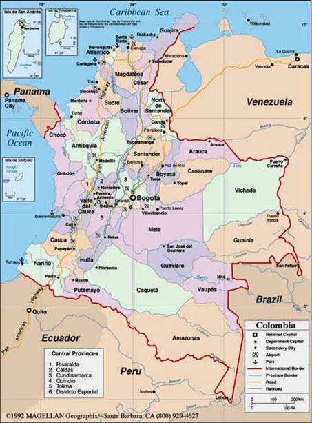 Geografia de COLOMBIA