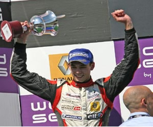 Carlos Muñoz, segundo en la F3 Europea. Carlos Muñoz, segundo en la F3 Europea.