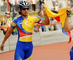 Andrés Felipe Muñoz, campeón Mundial y Suramericano. EFE Andrés Felipe Muñoz, campeón Mundial y Suramericano. EFE