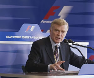 Max Mosley, presidente de la FIA