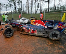 GP de Corea: Lluvia y barro