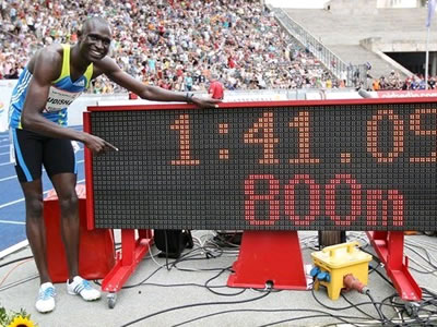 Atleta keniano Rudisha. EFE