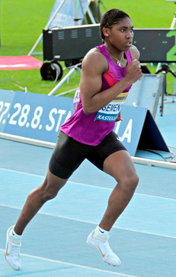 Caster Semenya, medalla de oro en los 800 metros 