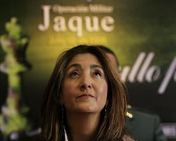 La ex candidata presidencial colombiana Ingrid Betanc La ex candidata presidencial colombiana Ingrid Betanc