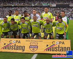 Así formó Nacional en 'El Campín'. Foto:Edwin Gordillo