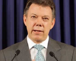 Juan Manuel Santos. Foto: EFE