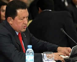 Presidente de Venezuela, Hugo Chávez. Foto: EFE