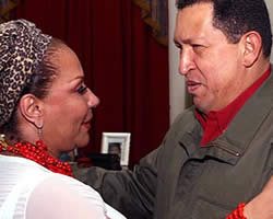 El presidente venezolano defendió a Piedad Córdoba. Foto: EFE