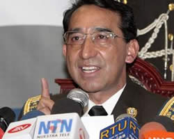 Comandante general de la Policía, Freddy Martínez / EFE