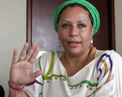 Senadora Piedad Córdoba. Foto: EFE