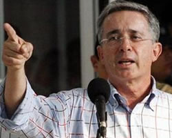 Foto EFE - Presidente Álvaro Uribe