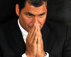 Presidente Ecuador, Rafael Correa. Foto: Alejandro Ernesto / EFE