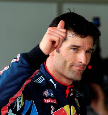 Mark Webber lidera en este momento el mundial de la F1. EFE
