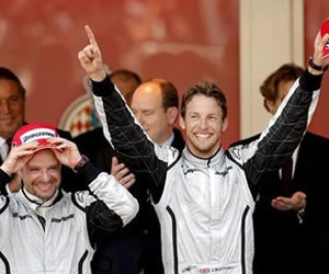 Quinto triunfo del británico Button en la temporada; Foto: EFE