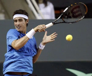 Giovanny Lapenti, tenista ecuatoriano. Foto: EFE