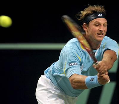 David Nalbandian, jugador argentino. EFE