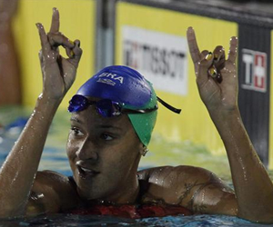 Nadadora brasilera Joanna Sa. EFE