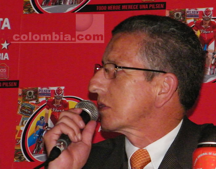 Plinio Casas, Presidente de Fedeciclismo; Foto: Colombia.com