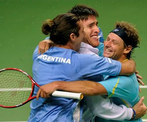 Equipo argentina celebra. Foto: EFE