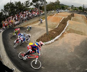 Pista de Bicicross en Medellín. Foto: EFE