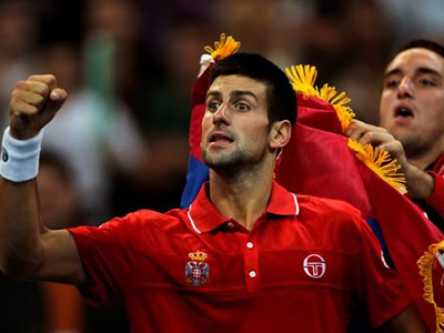 Novak Djocovik, raqueta número uno de Serbia. EFE