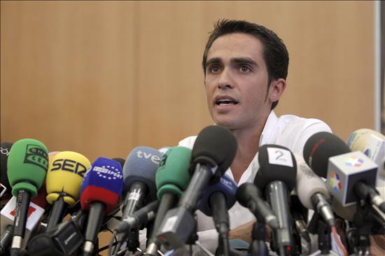 Alberto Contador, triple campeón del Tour de Francia. EFE