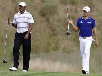 El número 1 y el número 28 del mundo del golf. EFE