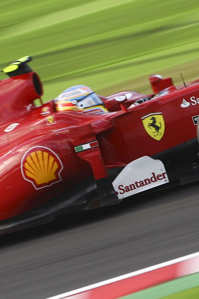 Fernando Alonso fue tercero en el GP de Japón. EFE