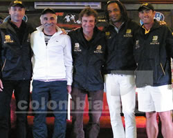 Los 5 tenistas del Master; Foto: Tomás Guzmán, Colombia.com