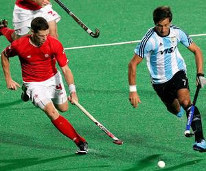 Partido de Canadá frente a Argentina. EFE