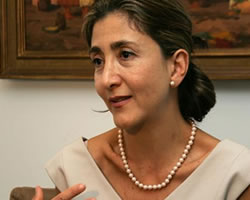 La ex política colombiana Ingrid Betancourt. Foto: EFE