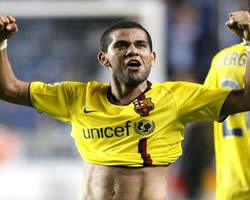 Dani Alves (Barcelona); Foto: EFE