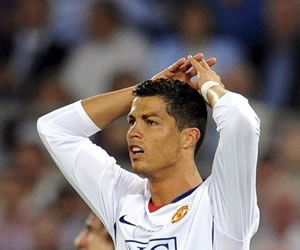 Cristiano Ronaldo en la final; Foto: EFE