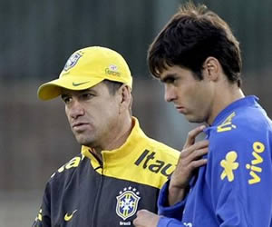 Dunga y Kaká; Foto: EFE