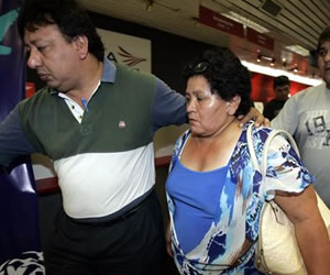 Basílica Ortega de Cabañas, madre del jugador. EFE