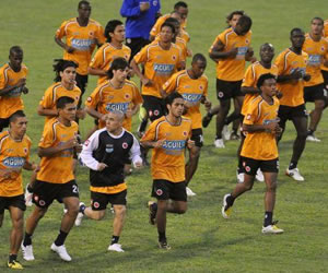 Entrenamiento de Colombia/Foto: EFE