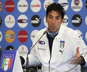 Gianluigi Buffon cancerbero de la Selección Italia; Foto: EFE