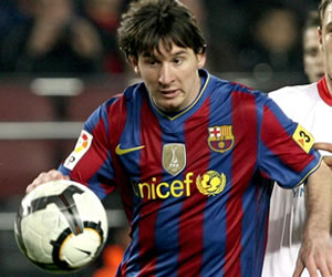 Lionel Messi, delantero del Barcelona. F.C. EFE