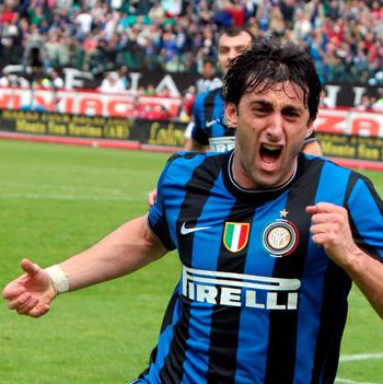 Deigo Milito del Inter de Milan. EFE