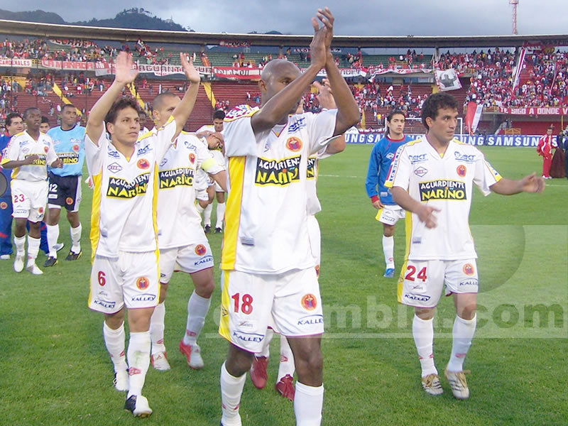 Pasto festeja el triunfo en Bogotá. Foto:Colombia.com