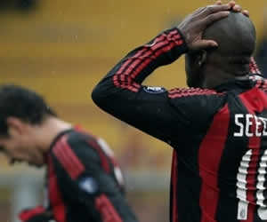 Mala semana para los 'rosoneros'; Foto; AFP