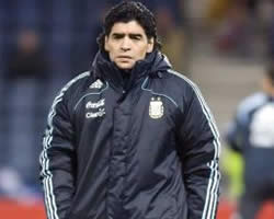 Maradona, técnico Argentina; Foto: EFE