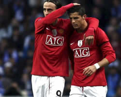 Cristiano Ronaldo, celebra su gol ante el Oporto; Foto: EFE