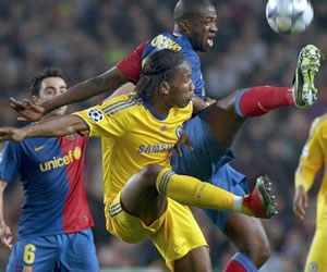 Juego de ida de las semi por la Liga de Campeones; Foto: EFE