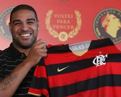 Adriano (Flamengo); Foto: EFE