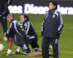 Rusia, el nuevo reto de Maradona; Foto: EFE