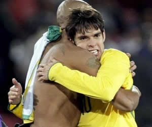 Kaká, el jugador más importante de Brasil; Foto: EFE