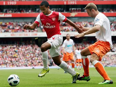 Theo Walcott figura con el Arsenal. EFE