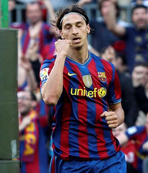 Zlatan Ibrahimovic, ahora delantero del AC Milan. EFE
