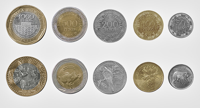 Monedas Colombianas